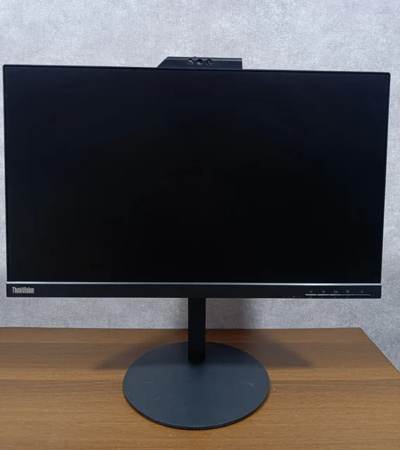 مانیتور اسپیکردار و وبکم دار استوک لنوو مدل ThinkVision T24v-10 سایز 24 اینچ